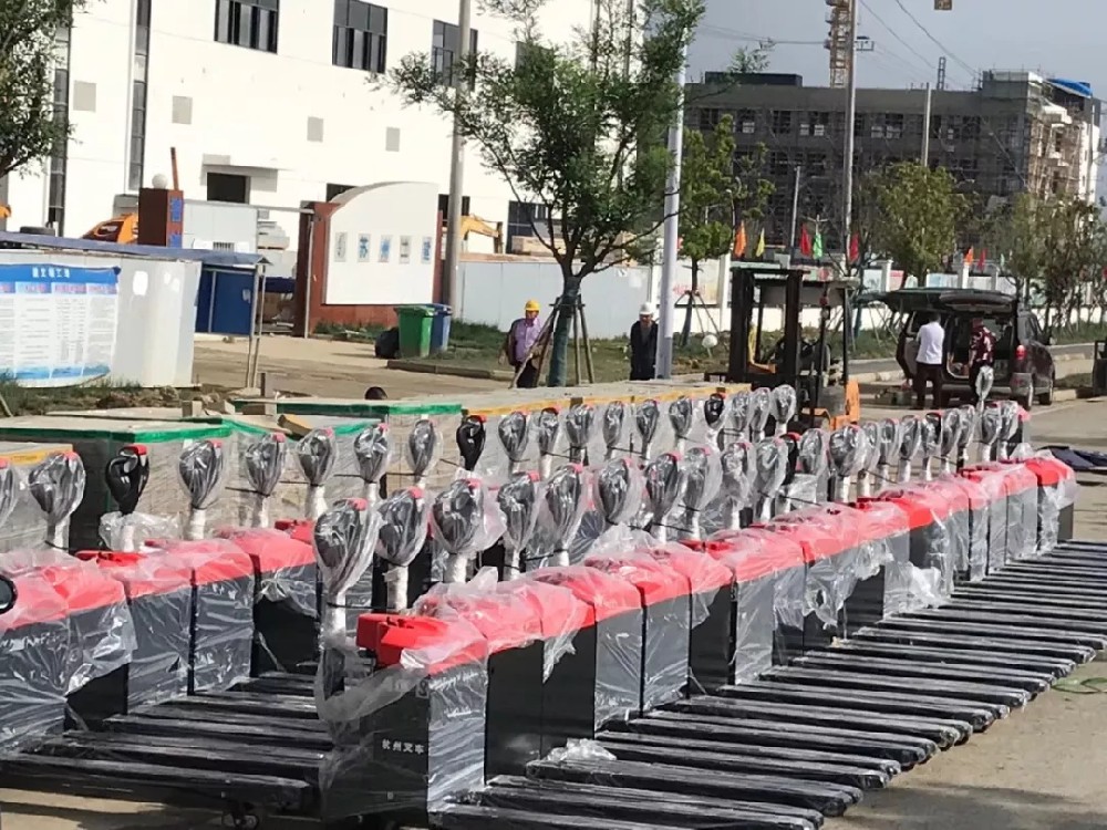 大氣登場！杭叉電動(dòng)搬運(yùn)車大批量交付江蘇某新能源企業(yè)